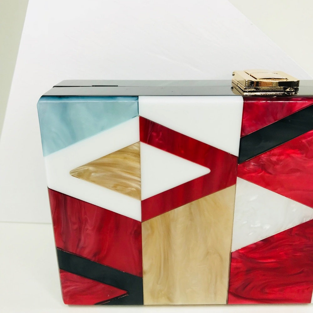 Geometric Acrylic Party Box - Picture 2 of 8